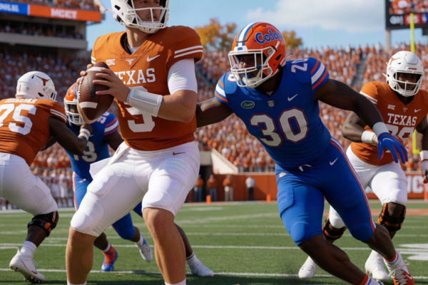Texas Longhorns Football vs Florida Gators Football Match Player Stats (58 chars)